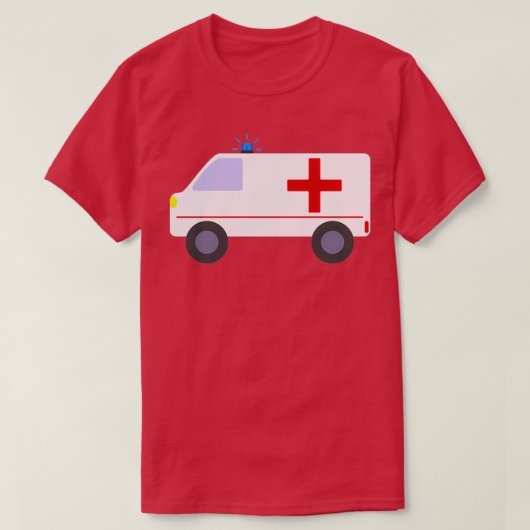 Ambulance Red Cross Medical T-shirt (Design voorkant)