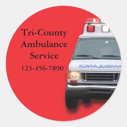 Ambulance Sticker (Voorkant)