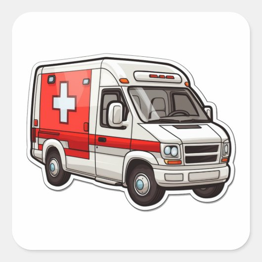 Ambulance Sticker - Cadeau voor EMT's en Paramedic (Voorkant)