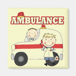 Ambulance T-shirts en cadeautjes Magneet