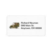 ambulanceadres label (Voorkant)