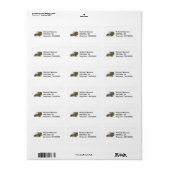 ambulanceadres label (Full Sheet)