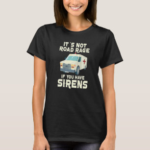 Ambulancechauffeur eerstehulpverlener t-shirt