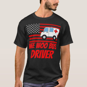 ambulancechauffeur voor mensen die van een ambulan t-shirt