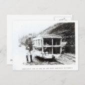 Ambulancemotor op een van de lichte spoorwegen briefkaart (Voorkant / Achterkant)