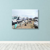 Ambulances Canvas Afdruk (Insitu (Houten vloer))