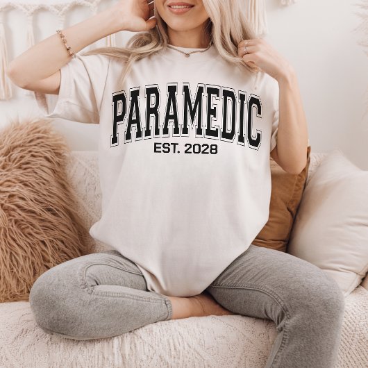 Ambulanceverpleegkundige | Aangepaste Varsity Ambu T-shirt