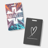 Ambulanceverpleegkundige naam badge (Voor- en achterkant)