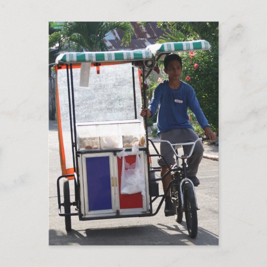 Ambulante bakkerij briefkaart (Voorkant)