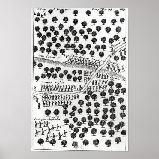 Ambus van de Iroquois Poster (Voorkant)