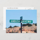 Ambush Driveway in New Mexico Briefkaart (Voorkant / Achterkant)