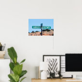 Ambush Driveway in New Mexico Poster (Thuiskantoor)