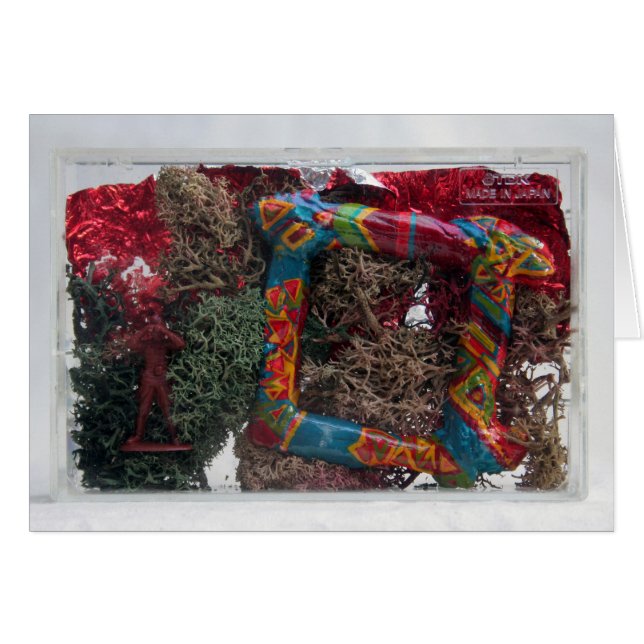 Ambush Embuscade K7 1986 Mixed-media card (Voorkant Horizontaal)