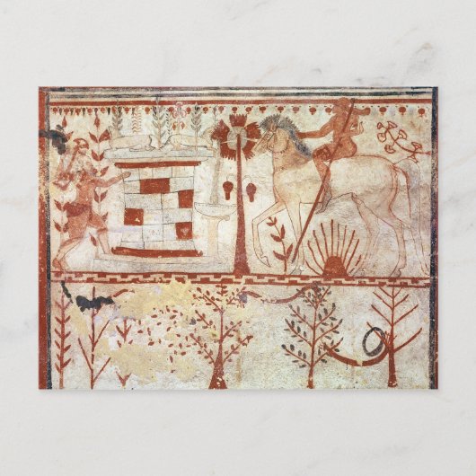 Ambush of the Trojaanse Prins Troilus Briefkaart (Voorkant)