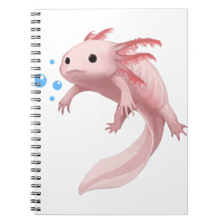 Ambystoma Mexicanum Cute Axolotl Tieners Toddler K Notitieboek