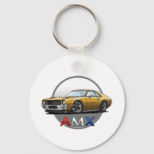 AMC_AMX_goud Sleutelhanger (Voorkant)