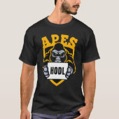 AMC - apes samen sterk - stock Hodl to the Moo T-shirt (Voorkant)