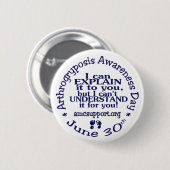 AMC Awareness Day Pin Ronde Button 5,7 Cm (Voorkant /achterkant)