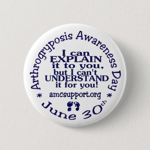 AMC Awareness Day Pin Ronde Button 5,7 Cm