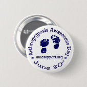 AMC Awareness Day Pin Ronde Button 5,7 Cm (Voorkant /achterkant)