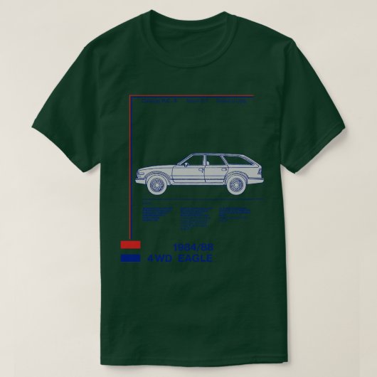 AMC EAGLE onderdelencatalogus TSshirt T-shirt (Design voorkant)