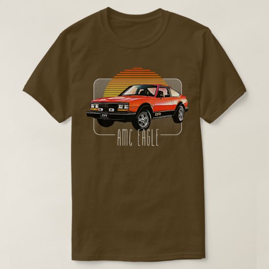 AMC Eagle Retro Classic Lover Design 1 T-shirt (Design voorkant)