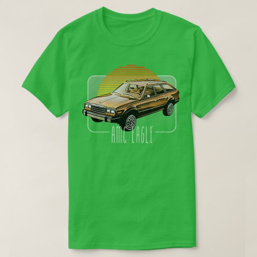 AMC Eagle Retro Classic Lover Design 2 T-shirt (Design voorkant)