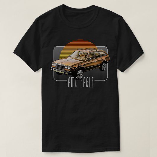 AMC Eagle Retro Classic Lover Design 2 T-shirt (Design voorkant)