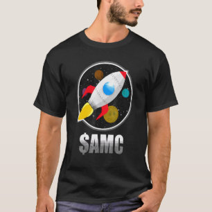 AMC Go tot de maan WSB Stocnk Market Invest Am T-shirt