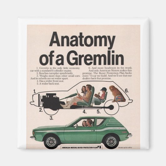 AMC Gremlin Magnet (Voorkant)