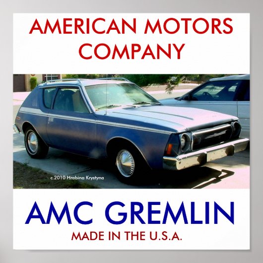 AMC GREMLIN-POSTER POSTER (Voorkant)