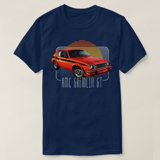 AMC Gremlin Retro Classic Lover Design T-shirt (Design voorkant)