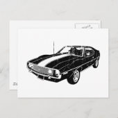 AMC Javelin 1971 Briefkaart (Voorkant / Achterkant)