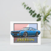 AMC_Javelin_Blue Briefkaart (Staand voorkant)