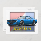 AMC_Javelin_Blue Briefkaart (Voorkant / Achterkant)