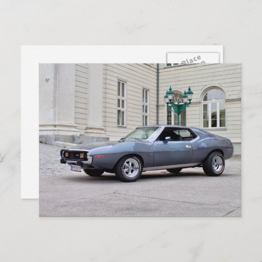 AMC Javelin SST 1974 Briefkaart (Voorkant / Achterkant)