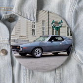 AMC Javelin SST 1974 Ronde Button 6,0 Cm (In situ)
