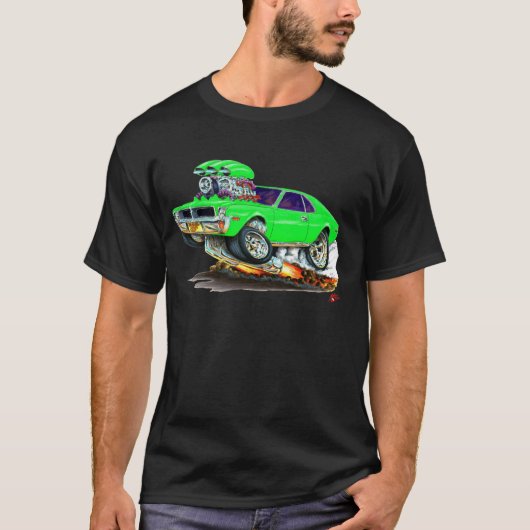 AMC Javelin Sublime Green Car T-shirt (Voorkant)