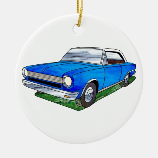 AMC Rambler 1964 Keramisch Ornament (Voorkant)