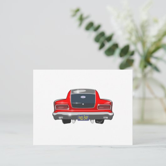 AMC Rambler Marlin 1965 Briefkaart (Staand voorkant)