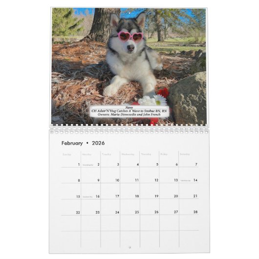 AMCA-kalender 2024 Kalender (Feb 2026)