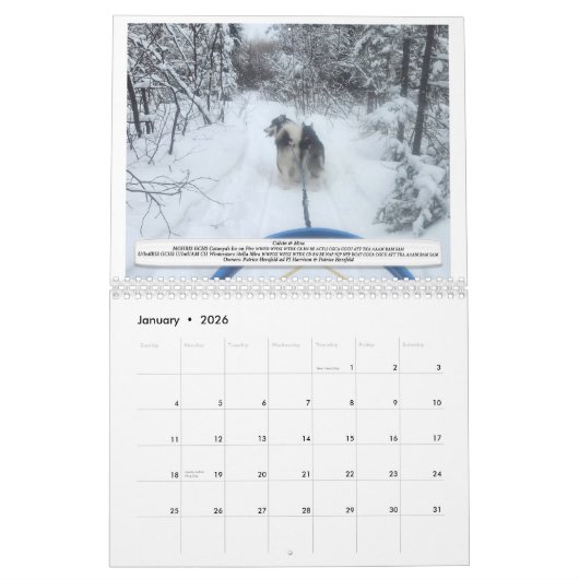 AMCA-kalender 2024 Kalender (Jan 2026)