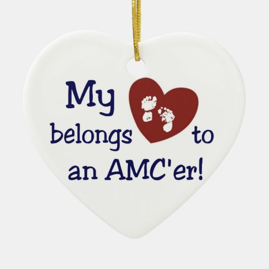 AMCer Heart Ornament (Voorkant)