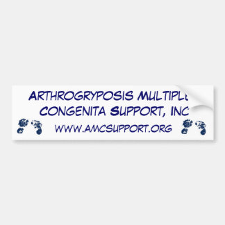 AMCSI Arthrogryposis bumperstickerblauw Bumpersticker