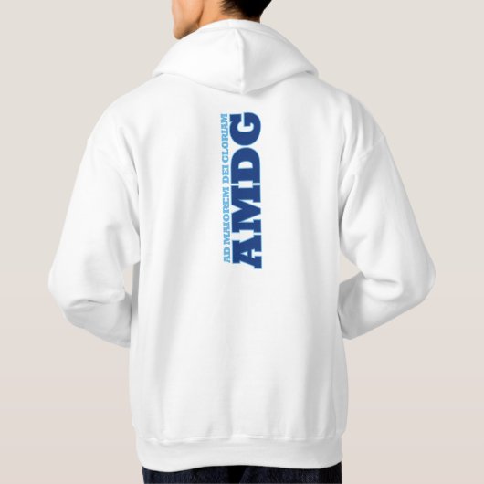 AMDG - Ad Maiorem Dei Gloriam Hoodie (Achterkant)