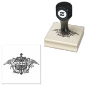 AMDG Ad majorem Dei gloriam Glory of God Rubberstempel (Gestempeld)