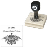 AMDG Ad majorem Dei gloriam Latin Book Bord Rubberstempel (Gestempeld)