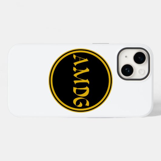 AMDG Case-Mate iPhone CASE (Achterkant (horizontaal))