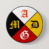 AMDG Medicine Wheel Button (Voorkant)