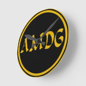 AMDG RONDE KLOK (Hoek)